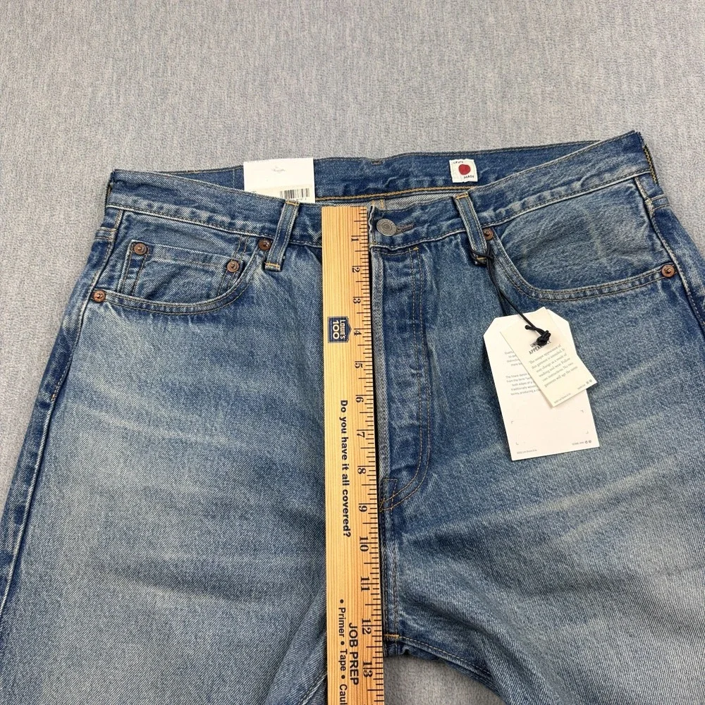 Levis 501 Jeans Mens 34X32 Selvedge‎ Denim Made In Japan 1980'S Straight Leg NWT